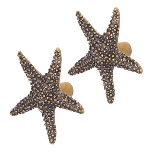 MAGICLULU 2 Stück Kinderzimmer Möbelknöpfe aus Messing Sternförmige Retro Schubladengriffe Kindersichere Abgerundete Küchenschrankgriffe für Kommode Kleiderschrank Vintage Stil MAGICLULU 2 Stück Kinderzimmer Möbelknöpfe aus Messing Sternförmige Retro Schubladengriffe Kindersichere Abgerundete Küchenschrankgriffe für Kommode Kleiderschrank Vintage Stil von MAGICLULU