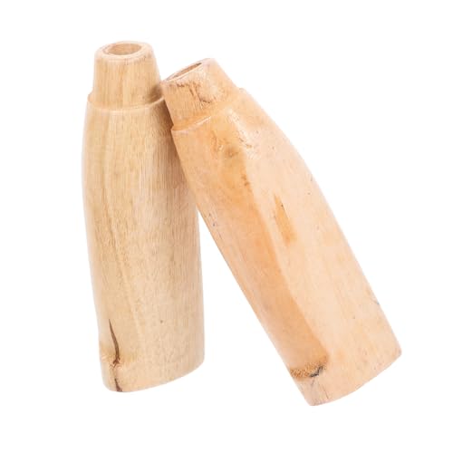 MAGICLULU 2 Stück Küchenmessergriff Aus Massivholz Küchenmesser Reparaturzubehör Holzgriff Für Messer Rutschfester Ersatzgriff Holzgriff Für Messer Holzmessergriff Messergriffe von MAGICLULU