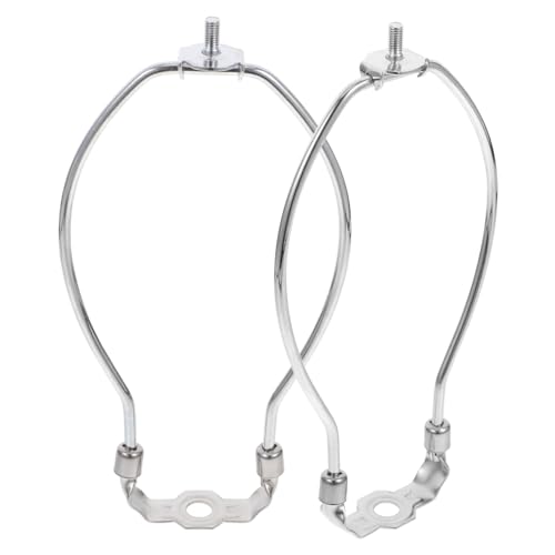 MAGICLULU 2 Stück Lampenschirmhalter Chrom Lampenharfe mit Hornhalterung für Tisch und Stehlampen Stabile Metallhalterung für Leichte Lampenschirme Polierte Oberfläche Kompatibel MAGICLULU 2 Stück Lampenschirmhalter Chrom Lampenharfe mit Hornhalterung für Tisch und Stehlampen Stabile Metallhalterung für Leichte Lampenschirme Polierte Oberfläche Kompatibel von MAGICLULU