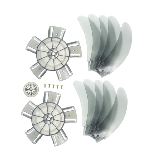 MAGICLULU 2 Stück Lüfterblätter für Stehventilatoren Ersatzteile für Tisch und Wandventilatoren Leise Stilvolles Design Geeignet für Verschiedene Anwendungen von MAGICLULU