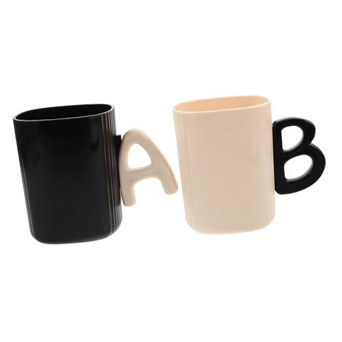 MAGICLULU 2 Stück Reise-zahnbürstenbecher aus Bruchsicherem PP Kunststoff Leicht und Kompakt Wiederverwendbar Minimalistisches Design für Studentenwohnheim Familie Badezimmergebrauch von MAGICLULU