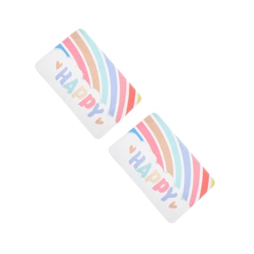 MAGICLULU 2 Stück Rutschfester Badezimmerteppich aus Polyester Wasserabsorbierende Badmatte Regenbogen Design Waschbar und Langlebig für Bad Eingang und Büro MAGICLULU 2 Stück Rutschfester Badezimmerteppich aus Polyester Wasserabsorbierende Badmatte Regenbogen Design Waschbar und Langlebig für Bad Eingang und Büro von MAGICLULU