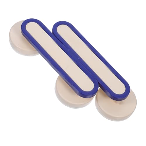 MAGICLULU 2 Stück Saugnapfgriff Badewannen Sicherheitsgriffe Schiebetür Zuggriffe Badezimmertürgriff Saugnapfheber Saug Haltegriff Badewannen Duschgriff Glastürgriff Blauer von MAGICLULU