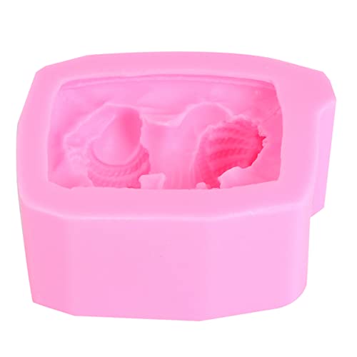 MAGICLULU 2 Stück Schlafendes Silikonform für Fondant Seife und Kuchen Kreative Backform für Süßigkeiten und Diy Bastelprojekte von MAGICLULU