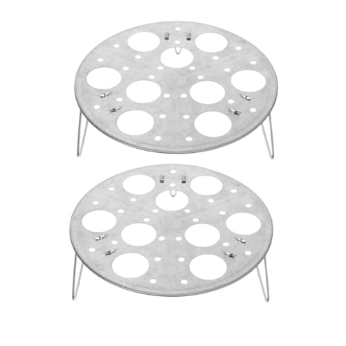 MAGICLULU 2 Stück Teiliges Edelstahl Eier Dampfgarer Gestell mit Löchern Multifunktional für Dampftopf und Kochtopf Hitzebeständig Stabiler Hoher Stand Spülmaschinengeeignet für Einfaches MAGICLULU 2 Stück Teiliges Edelstahl Eier Dampfgarer Gestell mit Löchern Multifunktional für Dampftopf und Kochtopf Hitzebeständig Stabiler Hoher Stand Spülmaschinengeeignet für Einfaches von MAGICLULU
