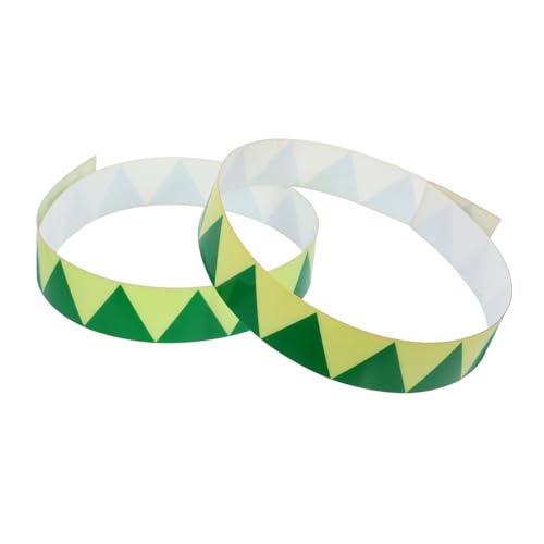 MAGICLULU 2 Stück Teiliges Selbstleuchtendes Sicherheitsband Leuchtende Notausgangsmarkierung Wasserdichtes Klebeband für Türen Wände Treppen Schnelle Montage Verbesserte Nachtsicht für von MAGICLULU