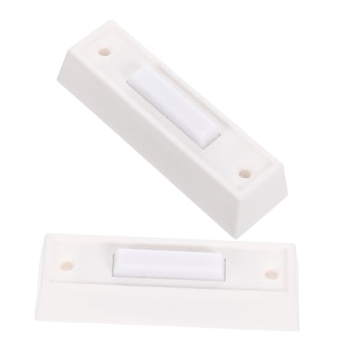 MAGICLULU 2 Stück Türdrücker Push To Exit Tastenschalter Einfache Installation Türdrücker Ersatz Weiß von MAGICLULU