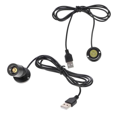 MAGICLULU 2 Stück USB LED Mini Spotlights für Schränke Verstellbare Möbelbeleuchtung Akzentlichter für Schmuckvitrinen und Innenräume Kompakt und Installieren MAGICLULU 2 Stück USB LED Mini Spotlights für Schränke Verstellbare Möbelbeleuchtung Akzentlichter für Schmuckvitrinen und Innenräume Kompakt und Installieren von MAGICLULU