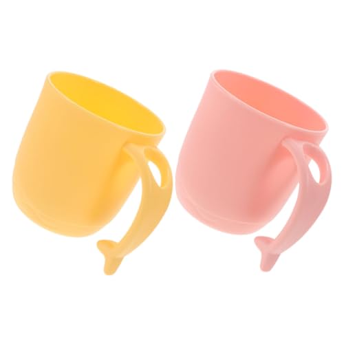 MAGICLULU 2 Stück Unzerbrechliche Mundspülbecher in Delfinflossen Form Zahnbürsten Waschbecher für Leicht Ergonomisch Platzsparend für Badezimmer und Reisen Gelb MAGICLULU 2 Stück Unzerbrechliche Mundspülbecher in Delfinflossen Form Zahnbürsten Waschbecher für Leicht Ergonomisch Platzsparend für Badezimmer und Reisen Gelb von MAGICLULU