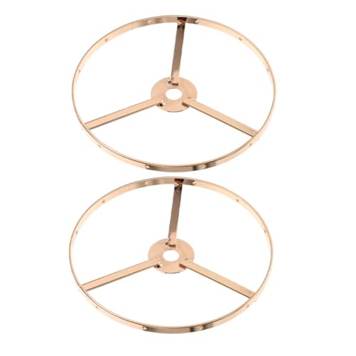 MAGICLULU 2 Stück Vintage Lampenschirmhalter aus Robustem Draht Runde Lampenschirmrahmen Ø für DIY Tisch und Hängelampen Langlebige Metallkonstruktion zur Formstabilität und Vielseitigen MAGICLULU 2 Stück Vintage Lampenschirmhalter aus Robustem Draht Runde Lampenschirmrahmen Ø für DIY Tisch und Hängelampen Langlebige Metallkonstruktion zur Formstabilität und Vielseitigen von MAGICLULU