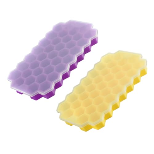 MAGICLULU 2 Stück Wabenschimmelpilzform Waben-Eiswürfelform Eiswürfel -Hersteller Eiswürfelbereiter MAGICLULU 2 Stück Wabenschimmelpilzform Waben-Eiswürfelform Eiswürfel -Hersteller Eiswürfelbereiter von MAGICLULU