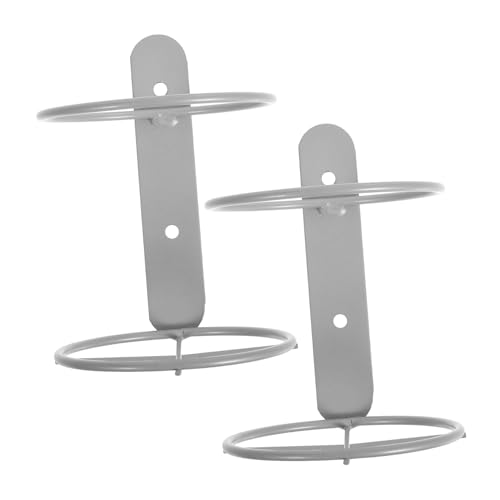 MAGICLULU 2 Stück Wandmontiertes Weinregal aus Metall Schräg Hängender Flaschenhalter für Rotwein Platzsparende Wandweinhalterung mit Robustem Silbernem Finish Einfache Montage für Küche MAGICLULU 2 Stück Wandmontiertes Weinregal aus Metall Schräg Hängender Flaschenhalter für Rotwein Platzsparende Wandweinhalterung mit Robustem Silbernem Finish Einfache Montage für Küche von MAGICLULU