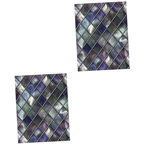 MAGICLULU 2 Stücke Fenster Privatsphäre Film Kleber Statische Fenster Aufkleber Pvc Material Sonnenschutz von MAGICLULU