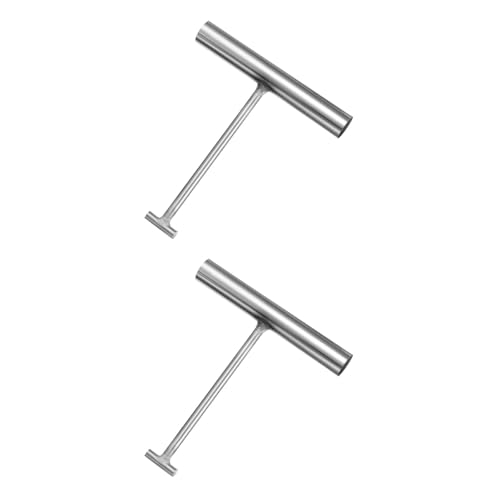 MAGICLULU 2 Stücke Kanaldeckel Heber Metall Schacht Deckel Haken Heavy Duty Haken für Outdoor MAGICLULU 2 Stücke Kanaldeckel Heber Metall Schacht Deckel Haken Heavy Duty Haken für Outdoor von MAGICLULU