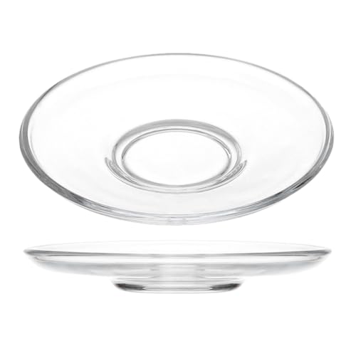 MAGICLULU 2 Stücke Klar Glas Dessert Platten Transparent Runde Untertasse Für Vorspeisen Kaffee Tee Snacks 4 72 Zoll MAGICLULU 2 Stücke Klar Glas Dessert Platten Transparent Runde Untertasse Für Vorspeisen Kaffee Tee Snacks 4 72 Zoll von MAGICLULU
