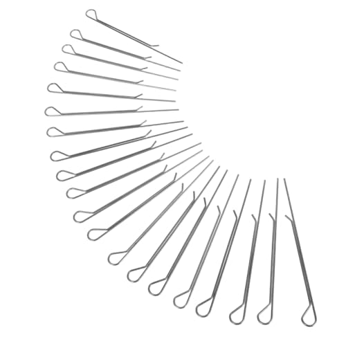 MAGICLULU 20stücke Kerzendochthalter Aus Stahl Für DIY-kerzenherstellung Dochtzentriervorrichtung Zur Stabilisierung des Wachskerns Kerzenwerkzeug Für Teelichter Und Stumpenkerzen von MAGICLULU