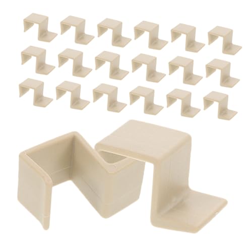 MAGICLULU 20 Stück Teiliges Babykorb zubehör mit Robusten Kunststoff regalstützen T förmigen Bettrahmenstützen und Vielseitigen Kunststoff haken für Sicheren Bettrahmenersatz und von MAGICLULU