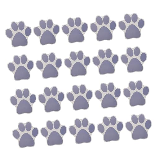 MAGICLULU 20 Stück Teiliges Cartoon Hundepfoten Aufkleber rutschfeste Badewannen Dekoration für Sicheres Baden Rutsch Sticker für Badewanne und Badezimmer von MAGICLULU