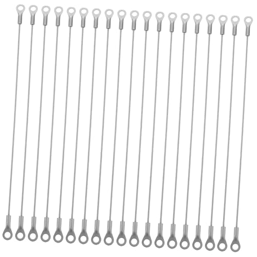 MAGICLULU 20 Stück Teiliges Edelstahl Aufhängedraht Schwere Bildaufhänger Kabel Rostfrei Verschleißfest Langlebig für Lampen und Bilderrahmen Verformungsresistent Innen und Außen Geeignet MAGICLULU 20 Stück Teiliges Edelstahl Aufhängedraht Schwere Bildaufhänger Kabel Rostfrei Verschleißfest Langlebig für Lampen und Bilderrahmen Verformungsresistent Innen und Außen Geeignet von MAGICLULU