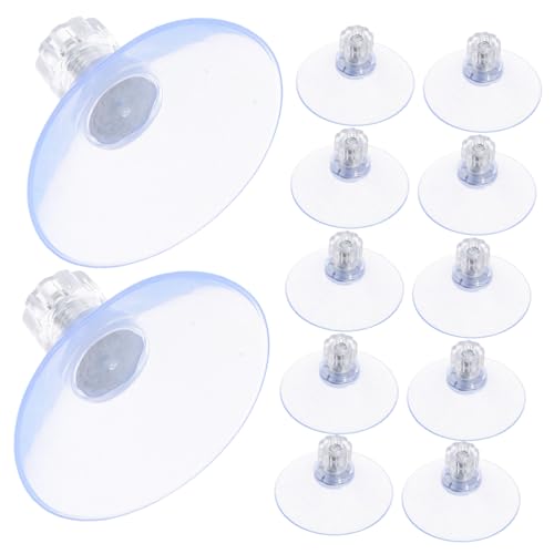 MAGICLULU 20 Stück Transparente Gewinde-saugnäpfe mit Schrauben und Muttern Sauger für Glas Fliesen Spiegel Stabile Befestigung Vielseitig für Badezimmer Fenster Wohnräume von MAGICLULU