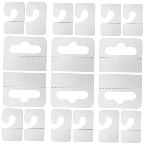 MAGICLULU 200 Stück Teiliges Transparente Selbstklebende Display haken aus Kunststoff und Formstabil zum Aufhängen von Etiketten Schmuck und Ladenartikeln für Büro Geschäft und Zuhause von MAGICLULU