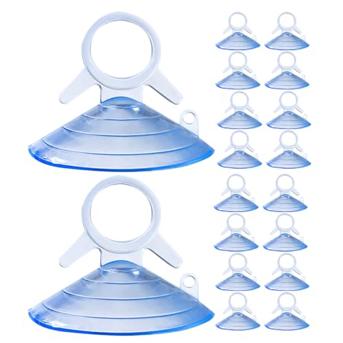 MAGICLULU 200 Stück transparente Saugnäpfe mit Ösen: 45 mm Mini-Halter für Autofenster-Sonnenschutz, geeignet für Glas, Türen und Spiegel MAGICLULU 200 Stück transparente Saugnäpfe mit Ösen: 45 mm Mini-Halter für Autofenster-Sonnenschutz, geeignet für Glas, Türen und Spiegel von MAGICLULU