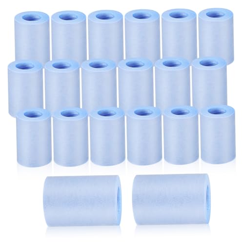 MAGICLULU 20Stücke Duschfilter Baumwolle Wasserfilter Ersatzkapseln Für Badezimmer Armaturen Effektive Wasserfiltration Für Hautschutz Und Einfache Installation von MAGICLULU
