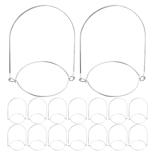 MAGICLULU 24 Stück Edelstahl-Drahtgriffe – Handle Ease Einmachglas-Drahtbügel für 70 mm große Einmachgläser mit normaler Öffnung und Pint-Einmachgläsern von MAGICLULU