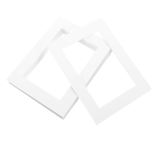 MAGICLULU 25 Stück Zubehör Für Fotorahmen Bild Papiermatte Matten Für Bilderrahmen Karton Vorgeschnittenes Passepartout Rahmenträgerpapier Bilderrahmenzubehör Weiß MAGICLULU 25 Stück Zubehör Für Fotorahmen Bild Papiermatte Matten Für Bilderrahmen Karton Vorgeschnittenes Passepartout Rahmenträgerpapier Bilderrahmenzubehör Weiß von MAGICLULU