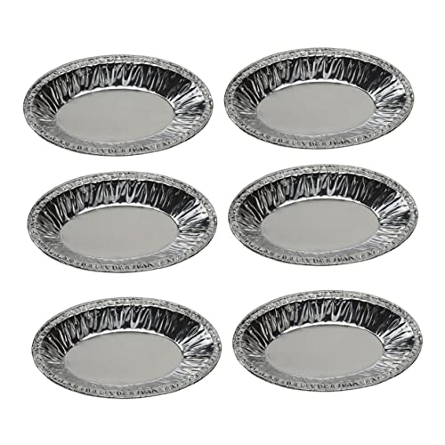 MAGICLULU 250 Stück Folienbecher Mini-törtchenförmchen Kuchenformen Ofen Heißluftfritteuse Flan-pfanne Quiche-gerichte Ovale Tortenförmchen Instant-luftfritteuse Design Geeignet Keksformen von MAGICLULU