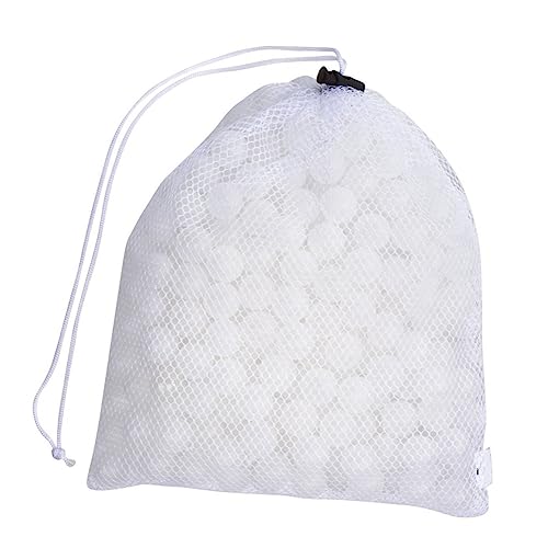 MAGICLULU 250 Stück küchenhelfee easy putz Lebensmittelecht the white easy-clean pezzettino Vakuum einfach zu säubern kleine Squeeze-Flaschen Kochen hohl Tee Luft Wasser Badekugel Weiß von MAGICLULU