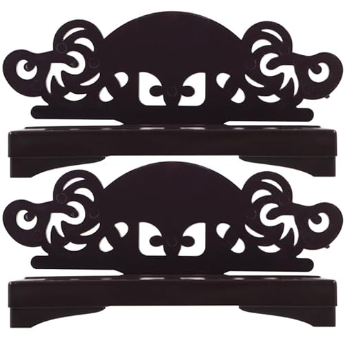 MAGICLULU 2St Fangemeinde japanische fächer faltfächer Hand japanischer Fächerhalter faltbare Handfächer faltbarer runder Fan-Hand Fan-Organisator Lüfter-Display-Rack Plastik von MAGICLULU