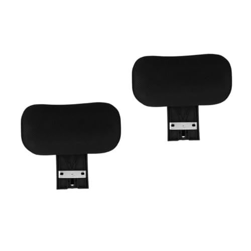 MAGICLULU 2St Kopfstütze eines Computerstuhls favorisieren Ohrhörer Desktop Bettkissen bürostuhl kopfstütze ergonomische kopfstütze Aeron-Kopfstütze breiter Schreibtischstuhl Schwamm Black von MAGICLULU