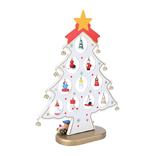 MAGICLULU 2St Weihnachtsbaum aus Holz Halloween-Weihnachtsbaum Mini-Weihnachtsbaum weihnachtsdeko weihnachtsbaumdeko schmücken Dekorationen Weihnachtsbaum für partydekor Weihnachtsschmuck von MAGICLULU