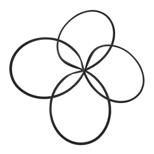 MAGICLULU 2Stücke Basisdichtung für Salonstühle Ringe für Friseurstühle Optimaler Bodenschutz und Stabilität Langlebiges Gummimaterial für Erhöhte von MAGICLULU