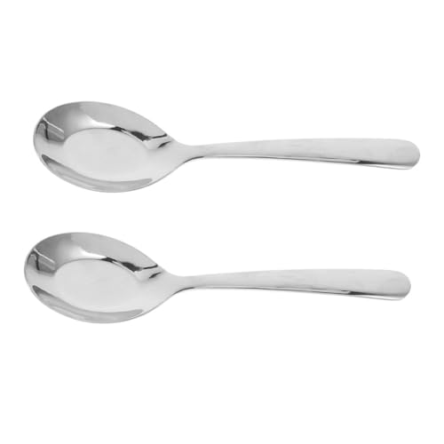 MAGICLULU 2Stücke Löffel Für Zuhause Multifunktionale Servierlöffel Mit Langem Für Müsli Für Cafeterien Täglichen Gebrauch von MAGICLULU