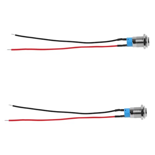 MAGICLULU 2Stücke Momentschalter Tasten Selbstverriegelnd mit Kabel Druckknopf Ersatz Druckknopf für Schnelle Integration Projekte Sanfte Bedienung Elegantes Design MAGICLULU 2Stücke Momentschalter Tasten Selbstverriegelnd mit Kabel Druckknopf Ersatz Druckknopf für Schnelle Integration Projekte Sanfte Bedienung Elegantes Design von MAGICLULU