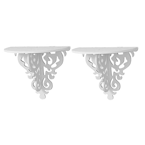 MAGICLULU 2Stücke Wandregal mit Halterungen Dekorative Wandablage für Blumen und Pflanzen Robustes Design für Wohnräume Küchen und Badezimmer Einfache Montage ohne Bohren MAGICLULU 2Stücke Wandregal mit Halterungen Dekorative Wandablage für Blumen und Pflanzen Robustes Design für Wohnräume Küchen und Badezimmer Einfache Montage ohne Bohren von MAGICLULU