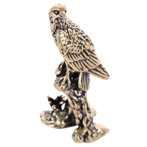 MAGICLULU 2stücke Vintage Messing Statue Antike Figurine Für Schreibtisch Dekoration Skulptur Als Wohnaccessoire Für Und Büro Hochwertige Tischdeko Massivem Messing von MAGICLULU