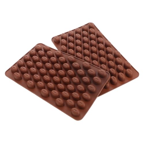MAGICLULU Süße Schokoladenformen in Kaffeebohnenform Schalen Backformen Wiederverwendbare Silikon-gebäckformen von MAGICLULU
