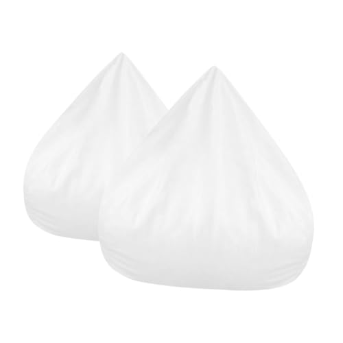 MAGICLULU 2stücke Innenbezug Für Sitzsäcke Mesh-innentasche Herausnehmbar Und Waschbar Passend Für Lazy-Sofas Weißer Stoffbezug Für Sitzsäcke von MAGICLULU