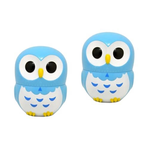 MAGICLULU 2stücke Küchenmechanischer Cartoon-Timer Blau Präziser Eieruhr Für Backen Kochen Und Sportaktivitäten Für Schüler Und Hobbyköche von MAGICLULU