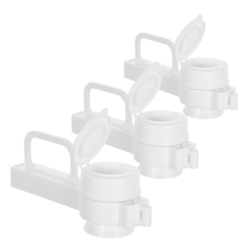 MAGICLULU 3 STÜCKE Lebensmittelechte Beutelclips mit Ausgießer Präziser Ausgießöffnung für Flüssigkeiten und Kleine Partikel Vielseitige Verschlussklammern für Küche Outdoor Büro von MAGICLULU