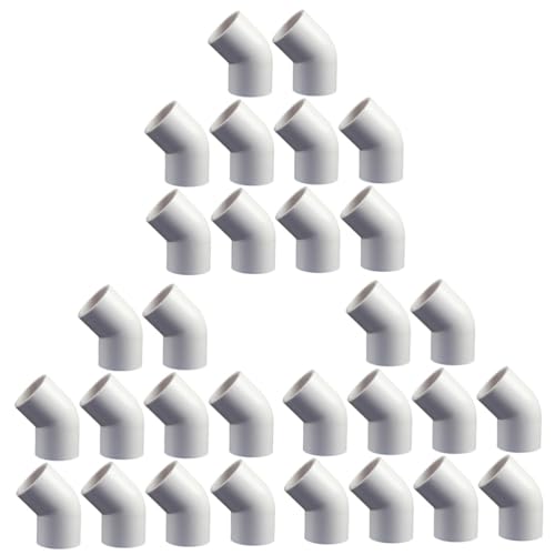 MAGICLULU 3 Sätze Teiliges Pvc Wasserrohr Bogenstück Robuste Verbindung Für Möbel Gewächshäuser Und Bewässerung Hochwertige Pvc Fittings Für Langlebige Anwendungen 10 Stück * 3 MAGICLULU 3 Sätze Teiliges Pvc Wasserrohr Bogenstück Robuste Verbindung Für Möbel Gewächshäuser Und Bewässerung Hochwertige Pvc Fittings Für Langlebige Anwendungen 10 Stück * 3 von MAGICLULU