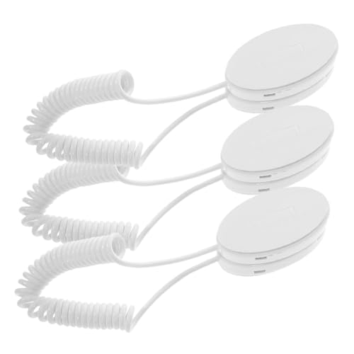 MAGICLULU 3 Stck. Fernbedienungshalter mit Selbstklebendem Haken Verlängerbares Kabel für Tablets Tv Fernbedienung und Mobilgeräte Verlust Design Praktisch und Vielseitig von MAGICLULU