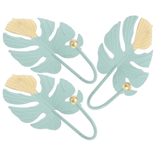 MAGICLULU 3 Stück Dekorative Blattform Haken für Handtücher Schals und Kleidung für Wohnzimmer oder Badezimmer Deko MAGICLULU 3 Stück Dekorative Blattform Haken für Handtücher Schals und Kleidung für Wohnzimmer oder Badezimmer Deko von MAGICLULU