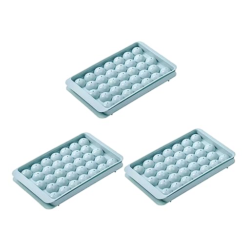 MAGICLULU 3 Stück Eiskugelformer mit Deckel Fächer Eiswürfelschalen für Gefriertruhe Praktische Eiswürfelformen für Obst Getränke und Cocktails MAGICLULU 3 Stück Eiskugelformer mit Deckel Fächer Eiswürfelschalen für Gefriertruhe Praktische Eiswürfelformen für Obst Getränke und Cocktails von MAGICLULU
