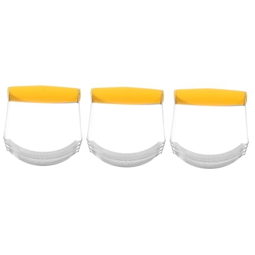 MAGICLULU 3 Stück Handlicher Teigmischer Multifunktionaler Gebäckschneider für Teig und Butter für Backen von Keksen Kuchen Pizza und von MAGICLULU