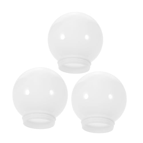MAGICLULU 3 Stück Lampenschirme Kugelform Weiß Øcm Ersatz Lampenabdeckung Außenlampe Lichtschutz für Wandlampen Deckenleuchten und Gartenbeleuchtung MAGICLULU 3 Stück Lampenschirme Kugelform Weiß Øcm Ersatz Lampenabdeckung Außenlampe Lichtschutz für Wandlampen Deckenleuchten und Gartenbeleuchtung von MAGICLULU