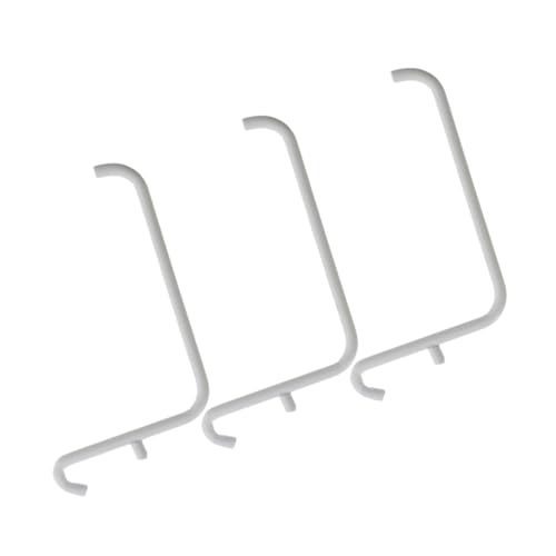 MAGICLULU 3 Stück Robuste Pegboard Haken aus Eisen mit Pulverbeschichtung Vielseitige Aufbewahrungshaken für Werkzeugwand und Garage Einfache Montage für Desktop Lochwand Zubehör MAGICLULU 3 Stück Robuste Pegboard Haken aus Eisen mit Pulverbeschichtung Vielseitige Aufbewahrungshaken für Werkzeugwand und Garage Einfache Montage für Desktop Lochwand Zubehör von MAGICLULU